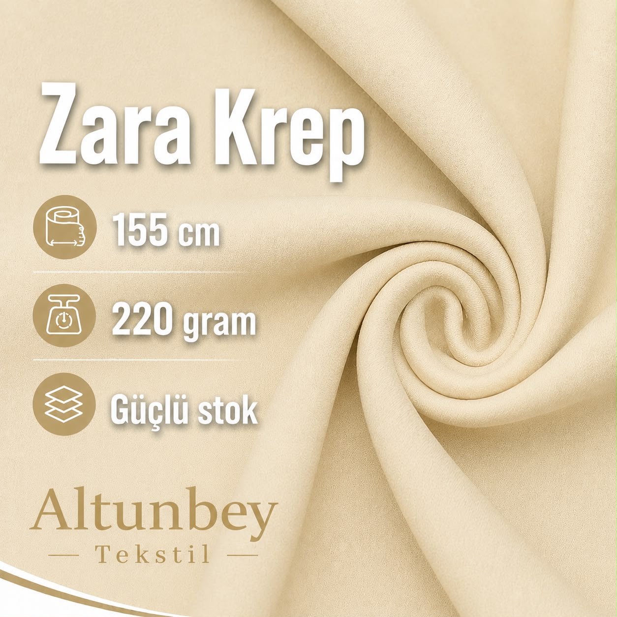 Zara Krep kumaş görseli